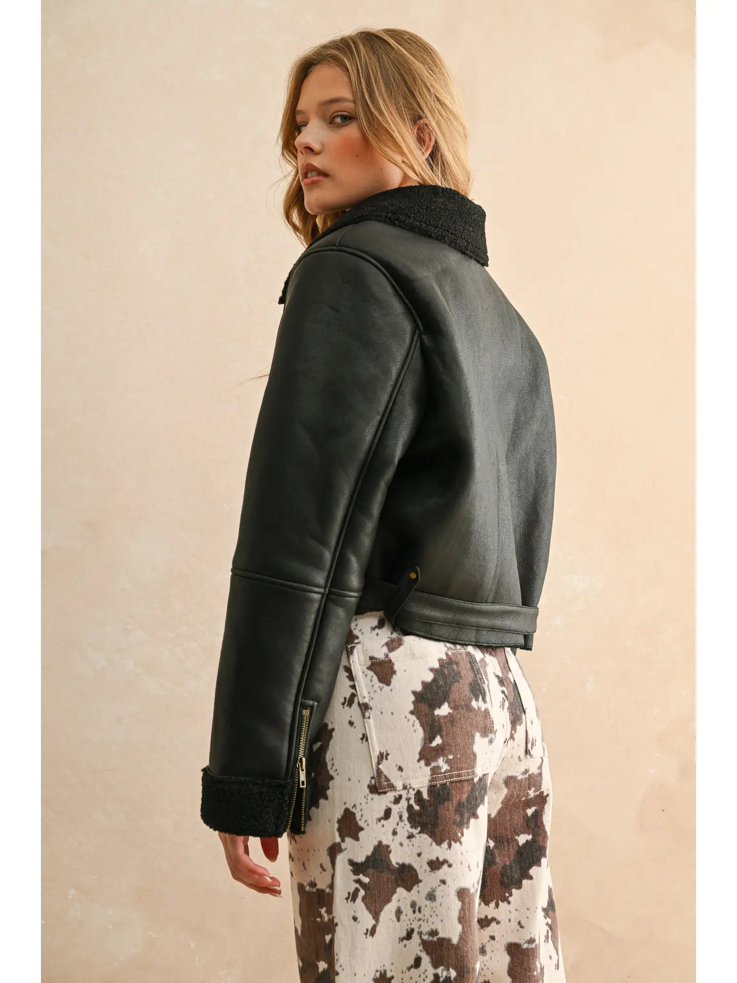 Sherpa Biker Jacket