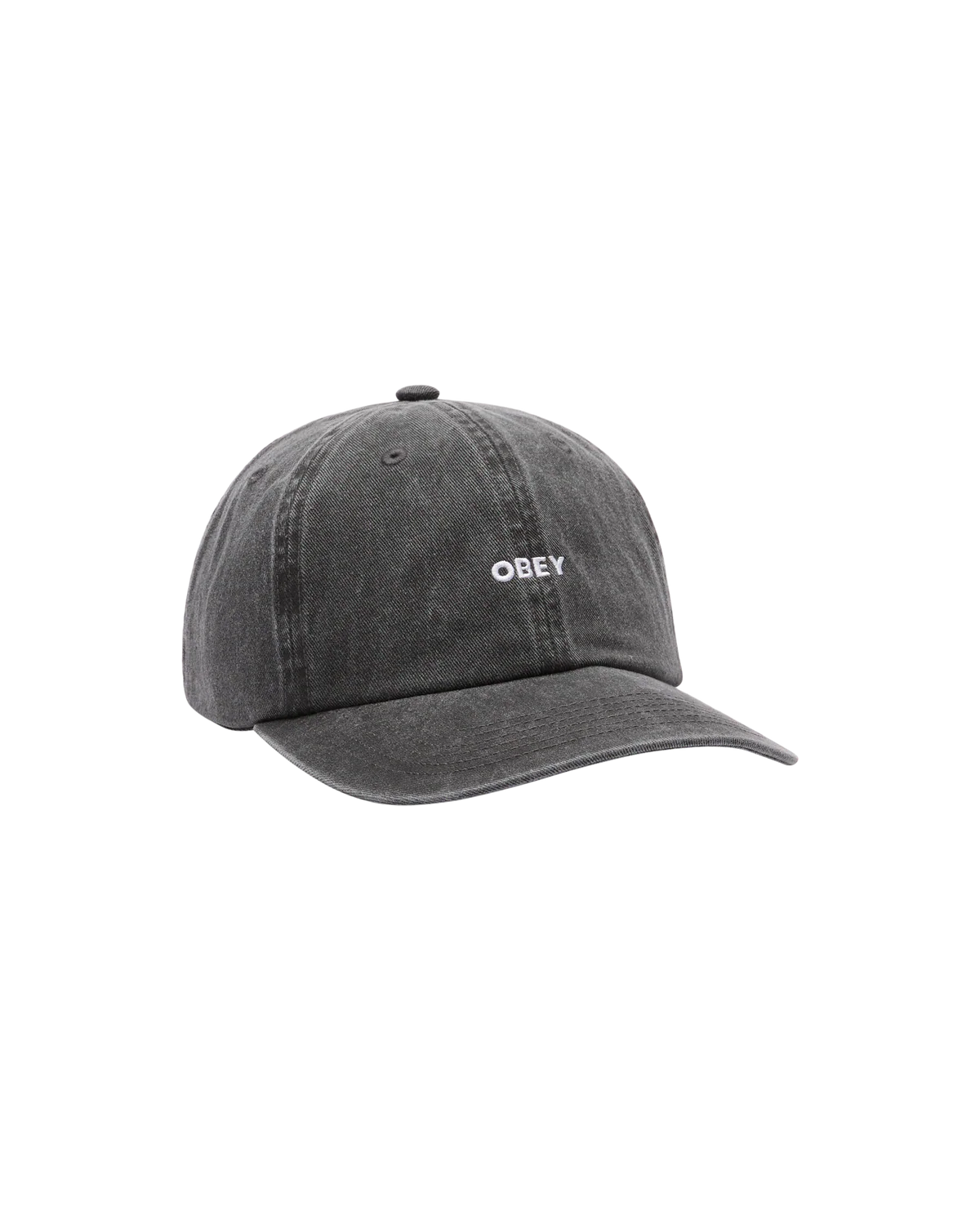 OBEY HAT - Pigment Black 6 Panel Strapback