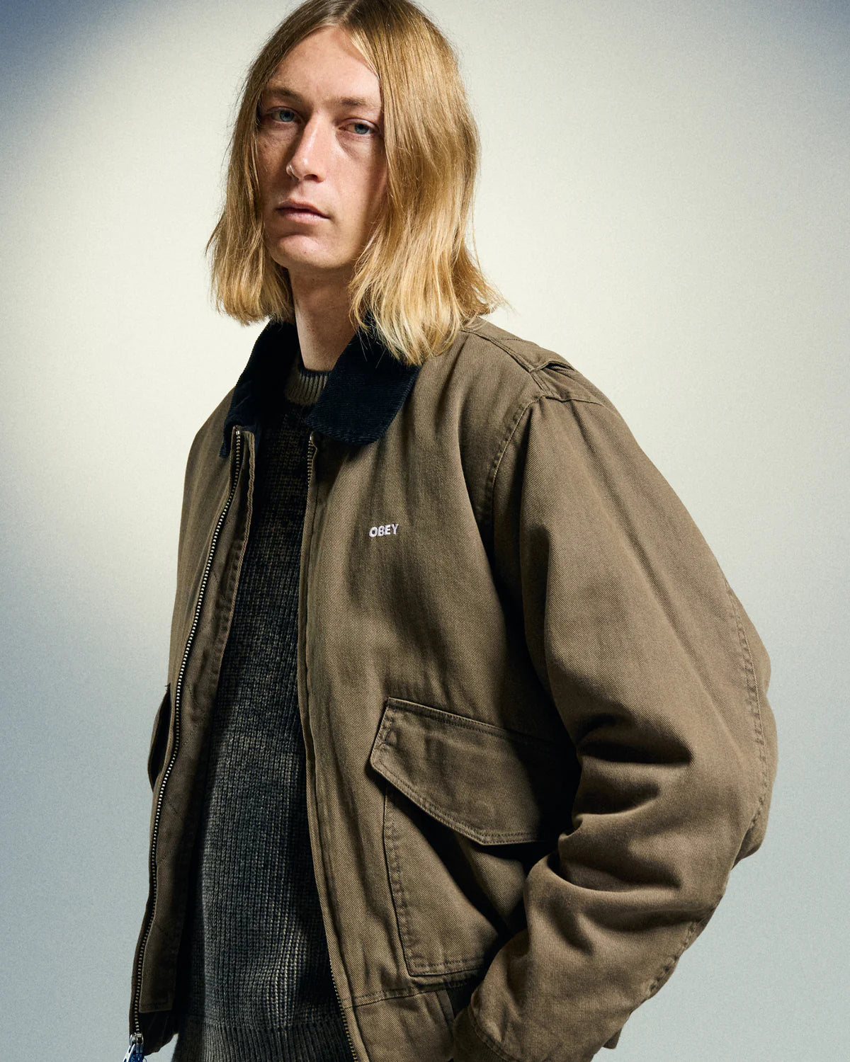 OBEY Fade Wash Wren Jacket