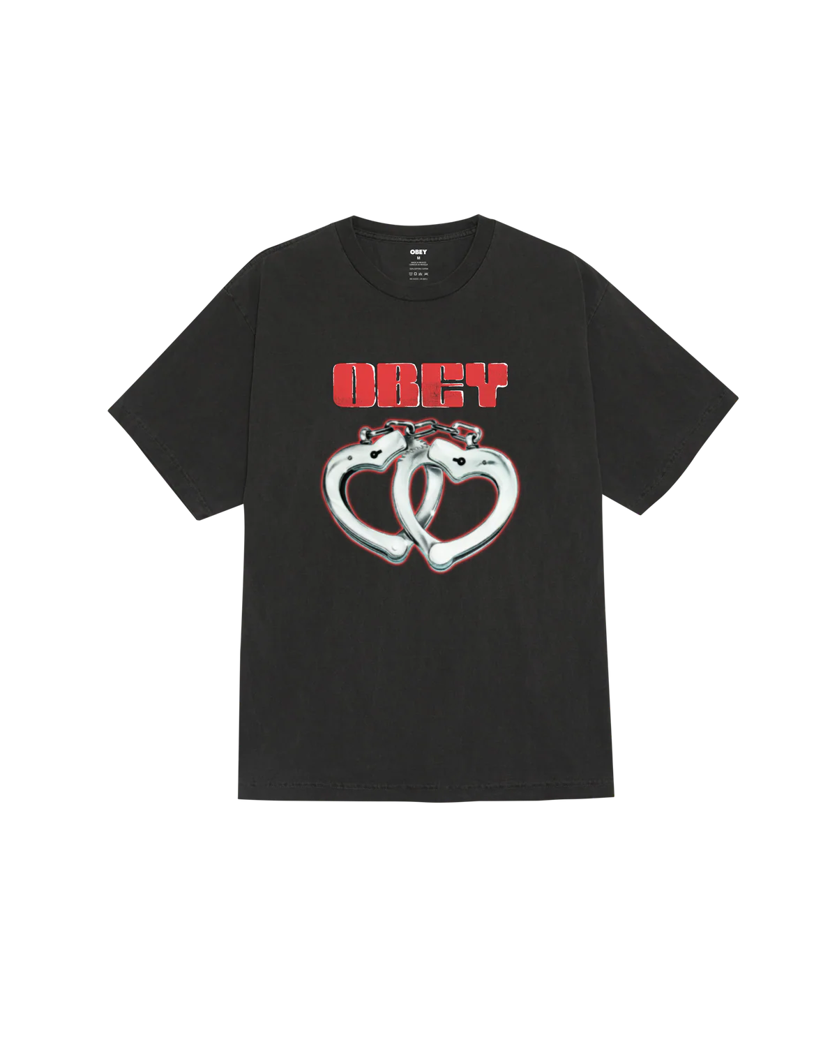 OBEY Cuffs Dusty Black Tee