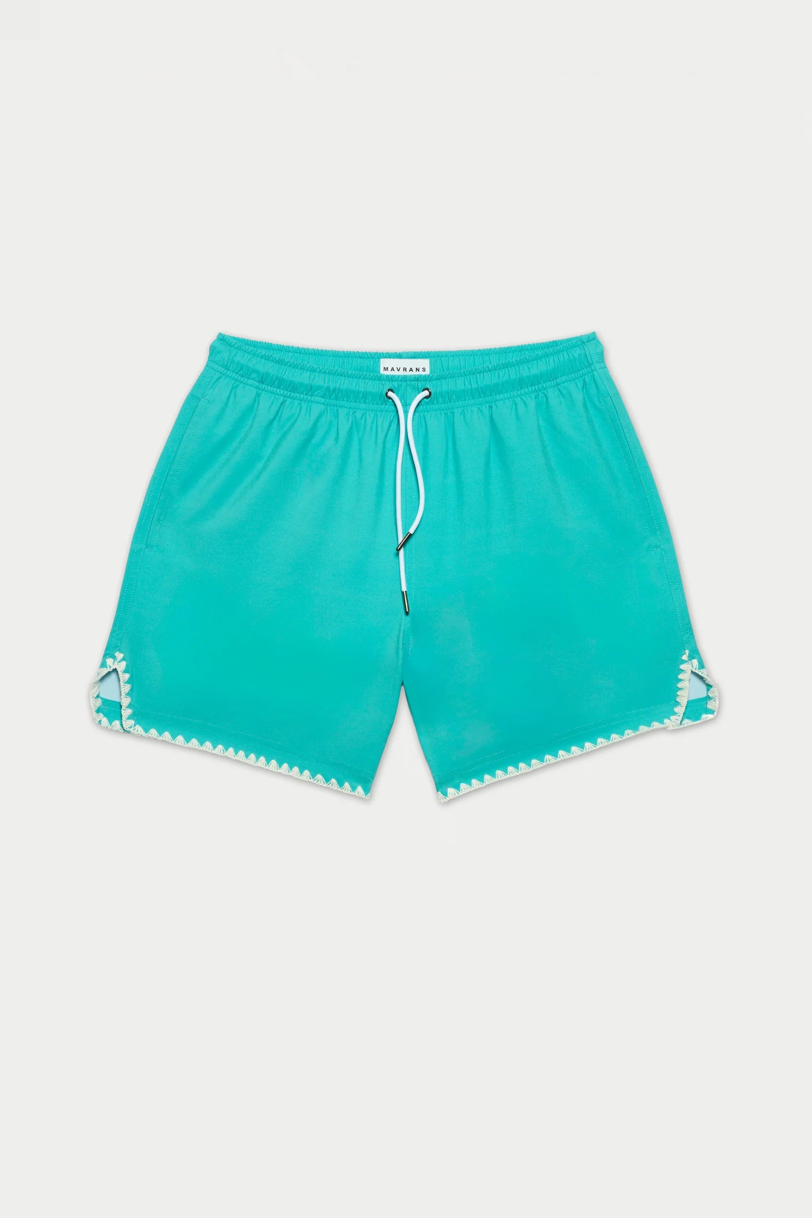 Mavrans Teal Stitch Swim Short