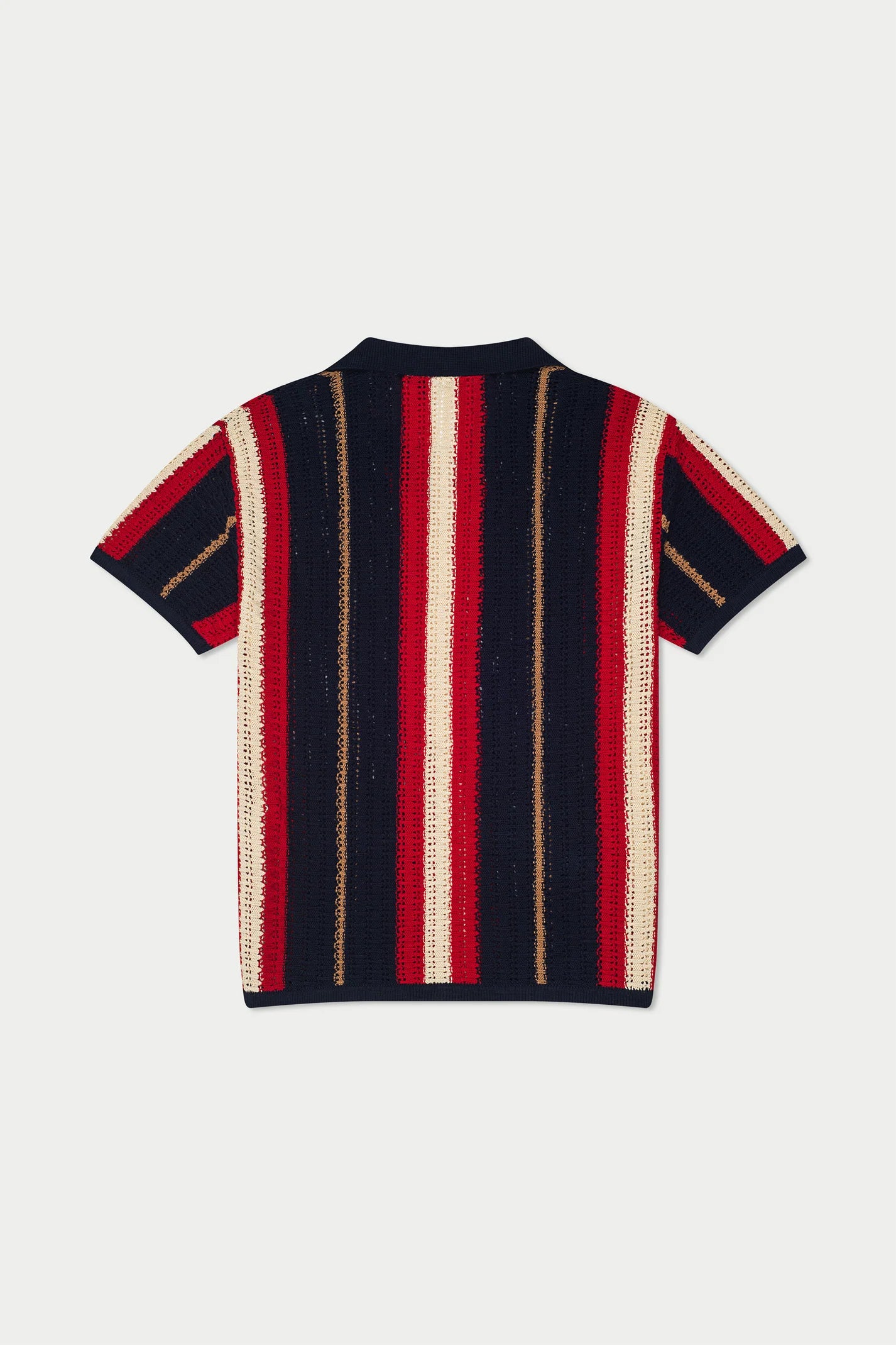 Mavrans Crab Stripe Knit Polo