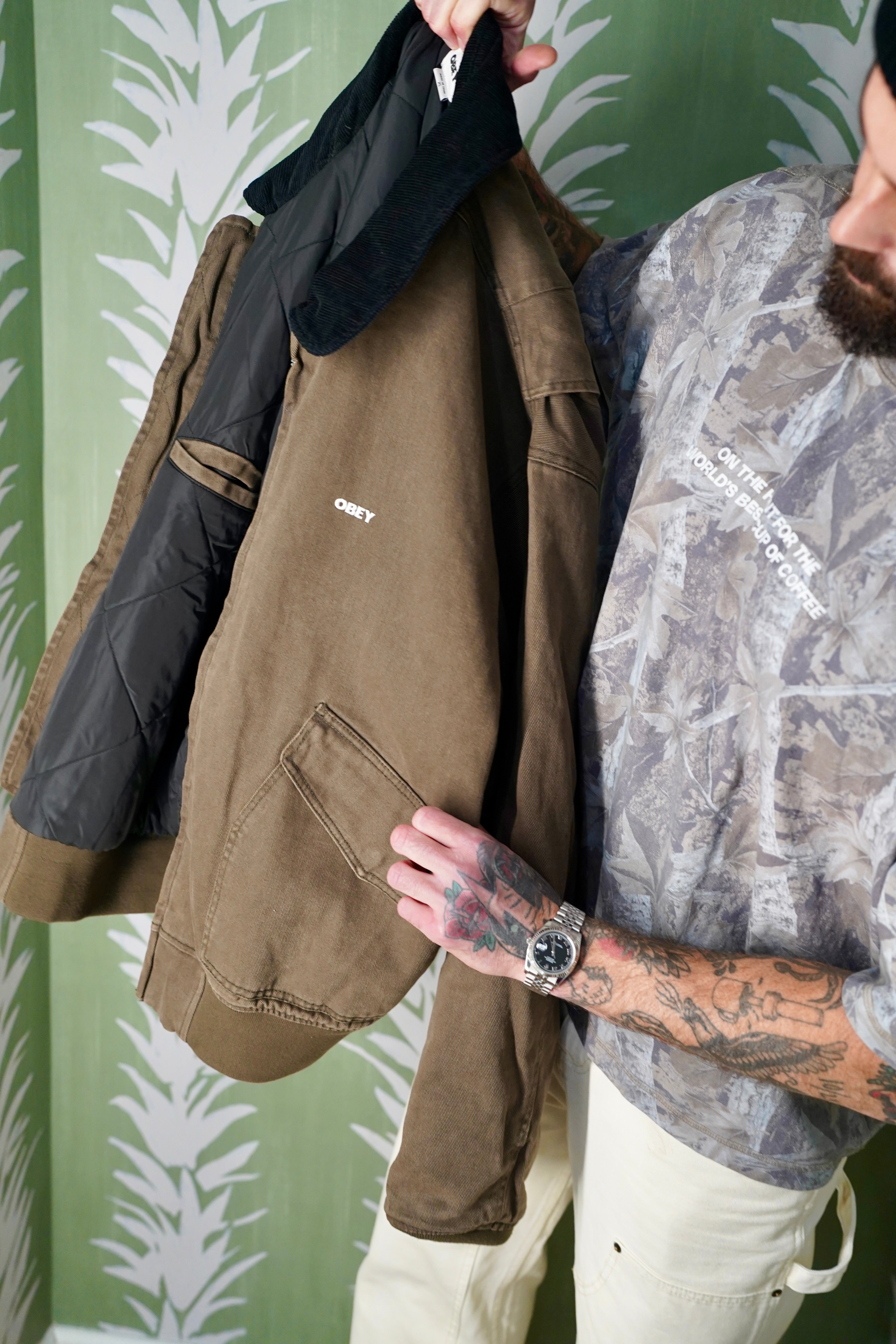 OBEY Fade Wash Wren Jacket