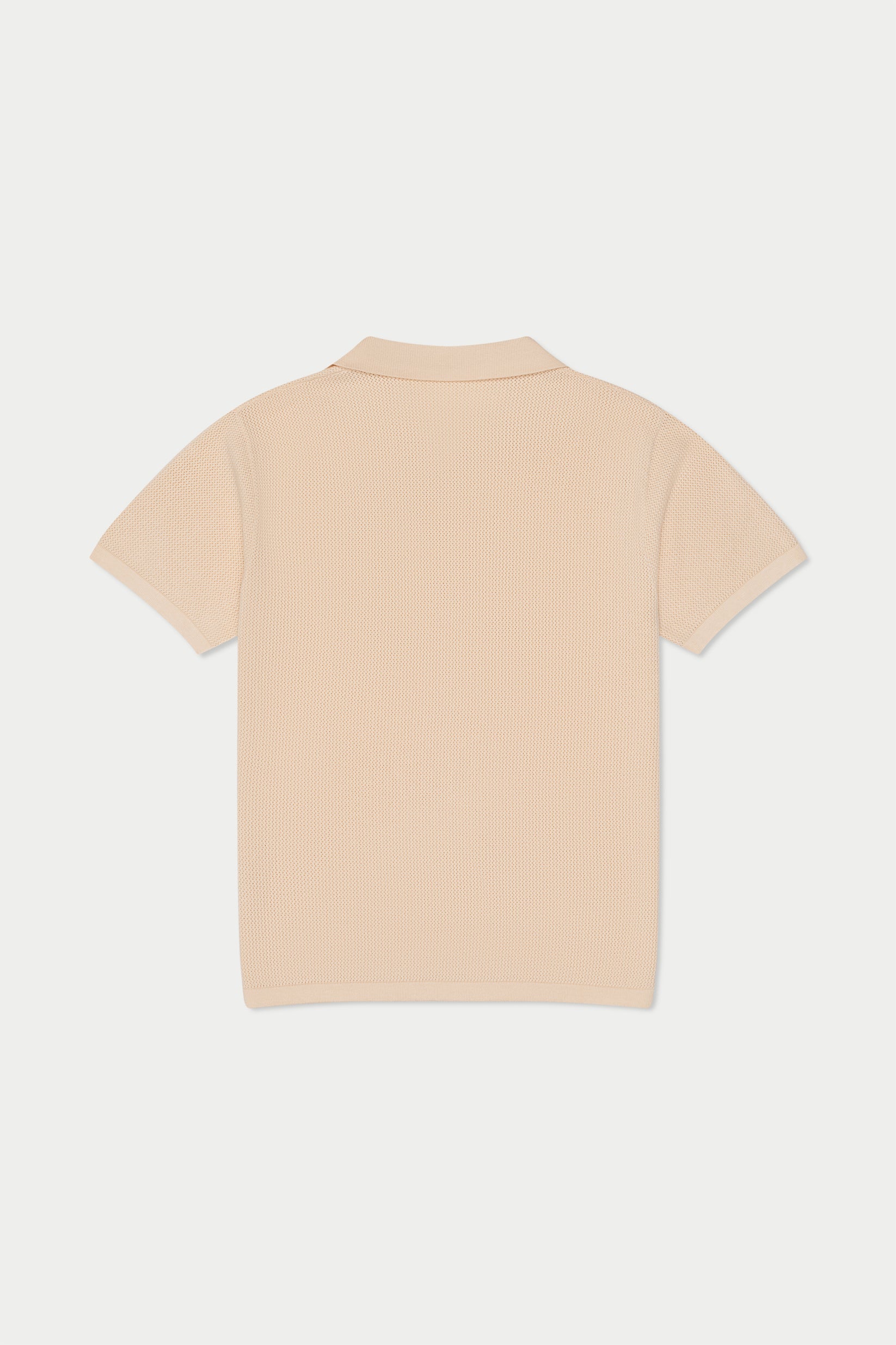 Mavrans Cream Knit Polo