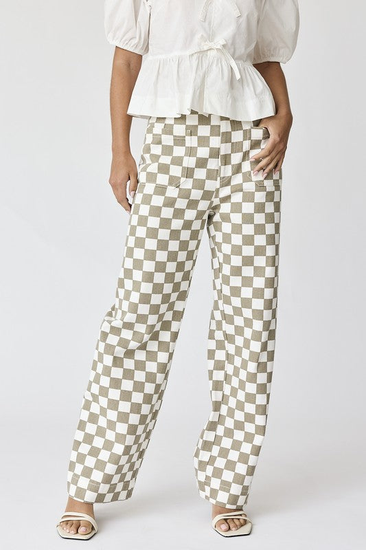 Women's Checker Pant