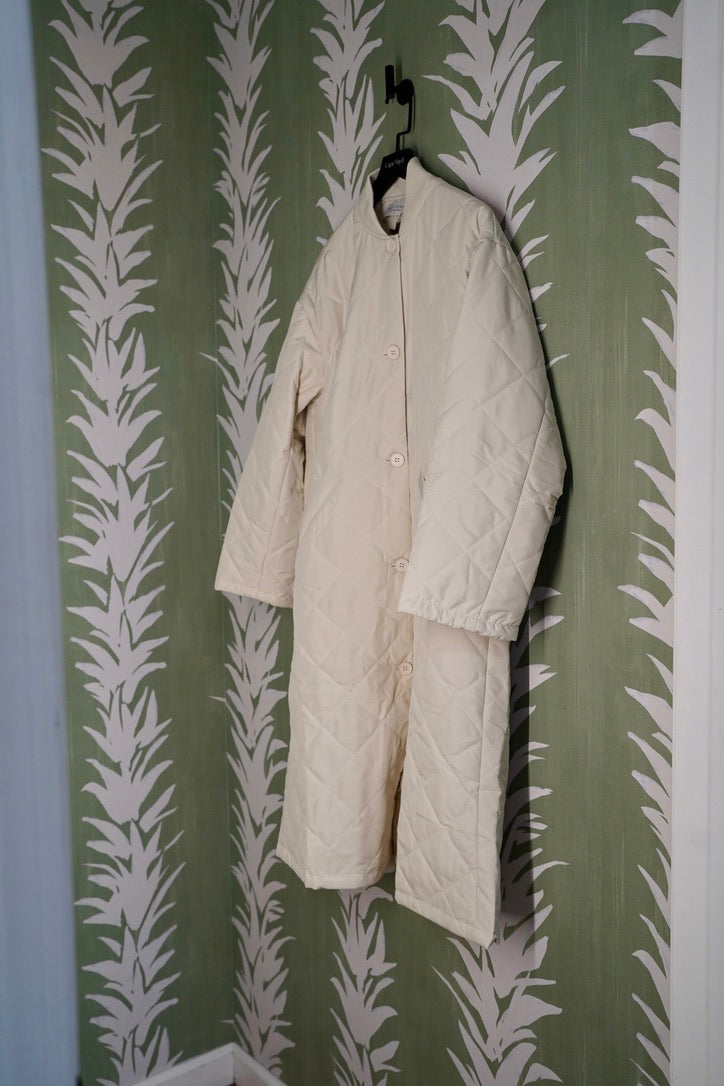 Quilted Longline Puffer Jacket