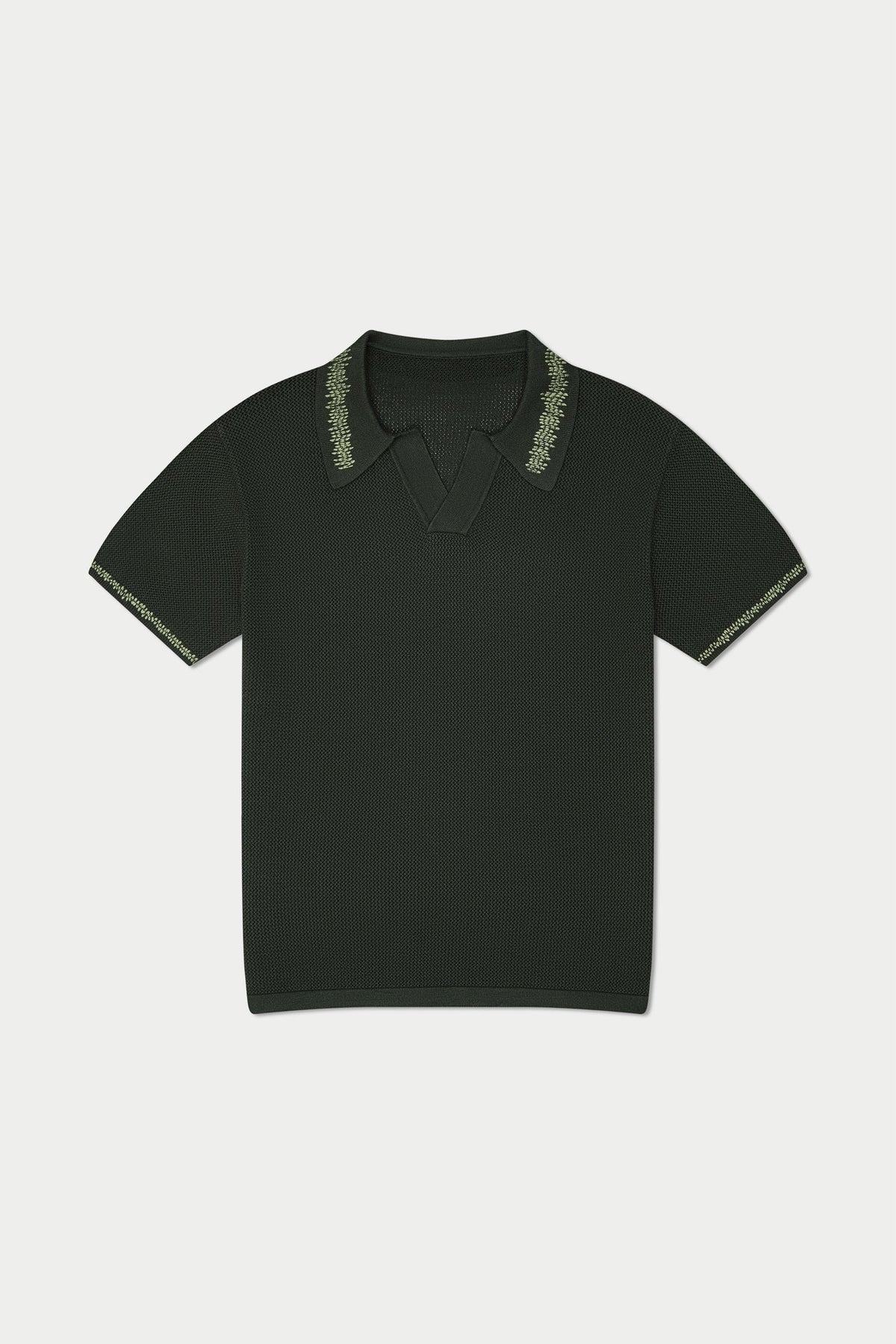 Mavrans Green Knit Polo