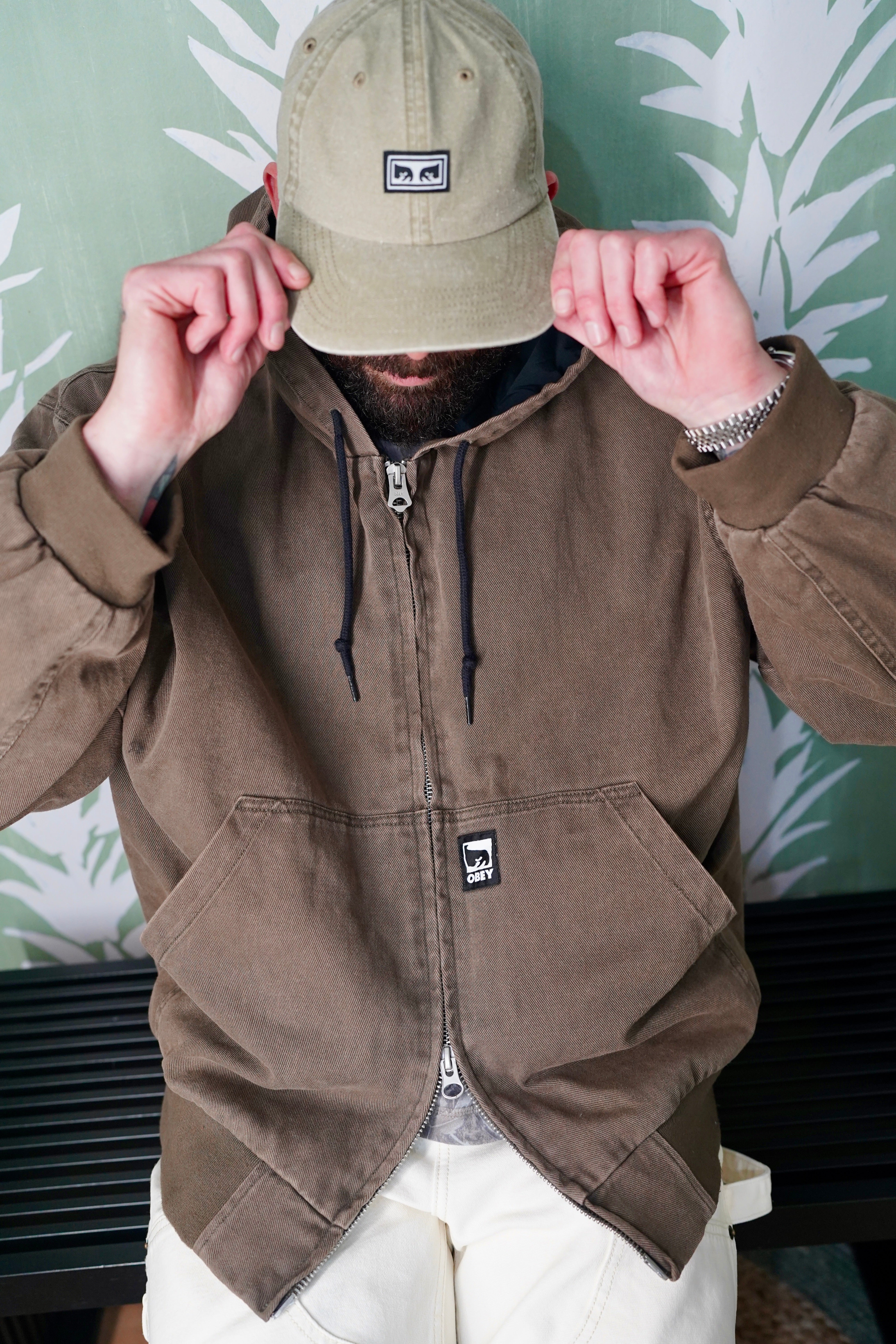 OBEY Glen Zip Up Jacket