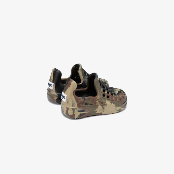 Lusso Cloud Scenario Kids Slip-On - Woodland Camo