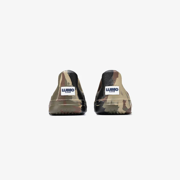 Lusso Cloud Scenario Kids Slip-On - Woodland Camo