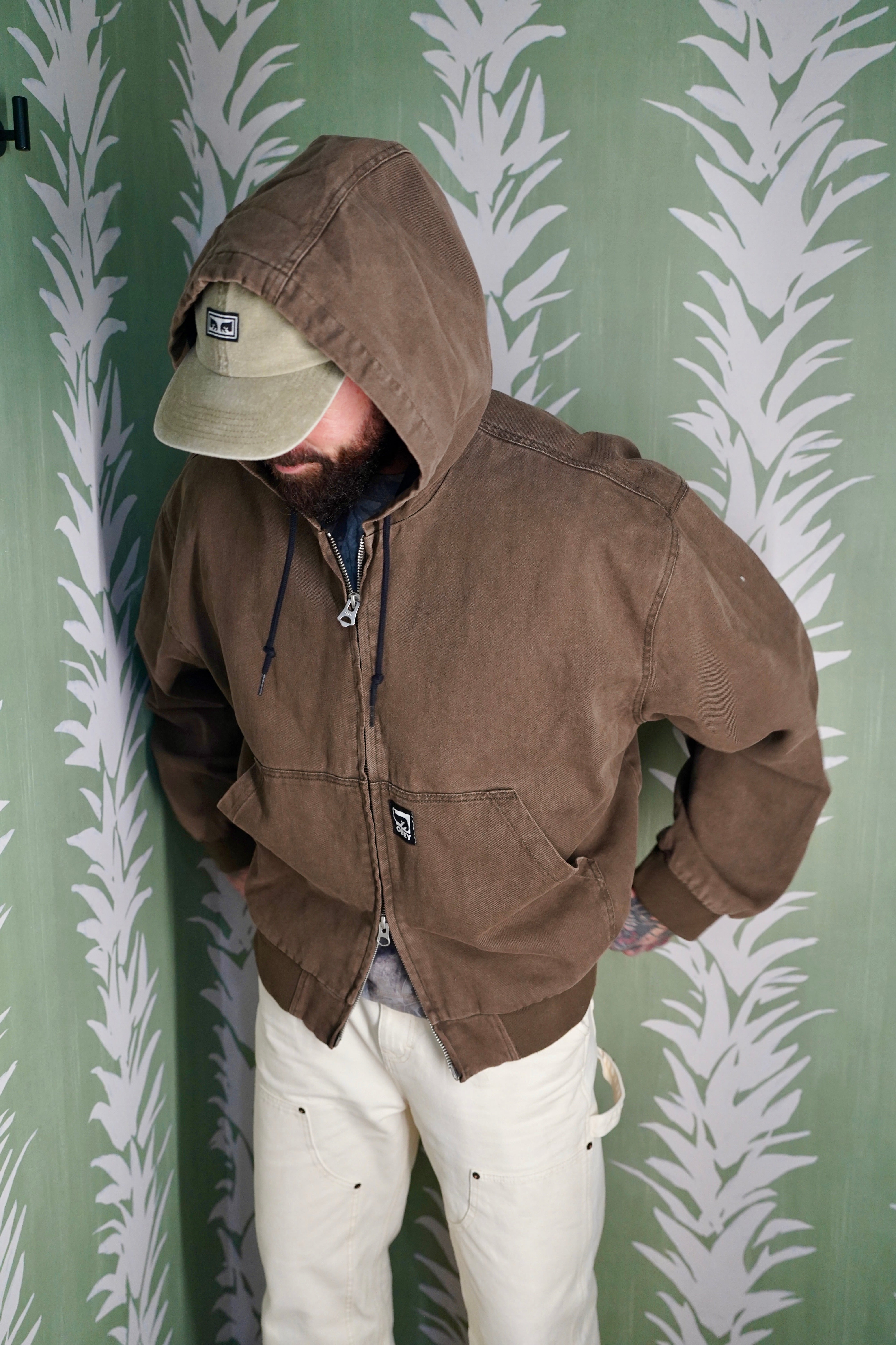 OBEY Glen Zip Up Jacket