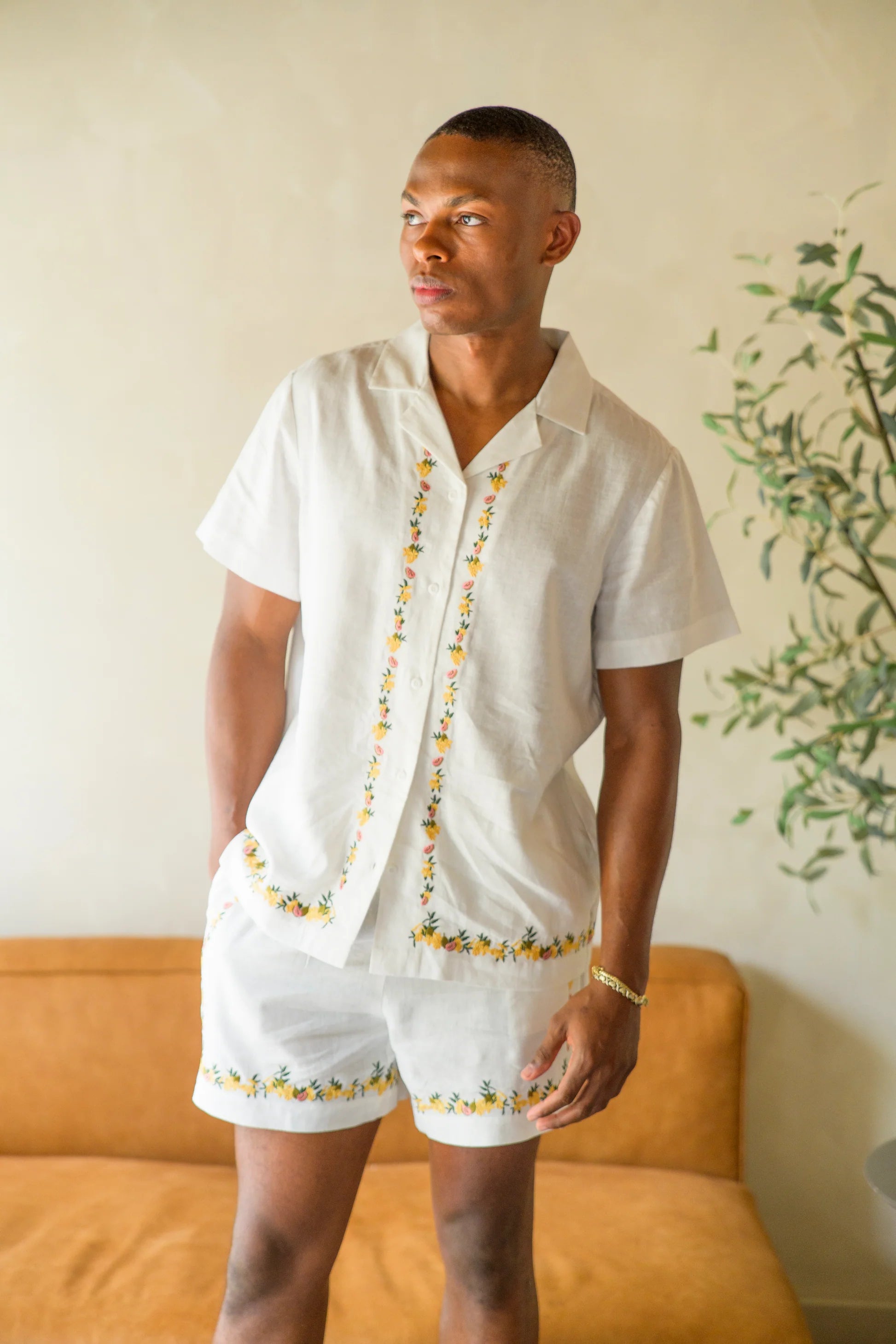 Mavrans Hawaiian Linen Shorts
