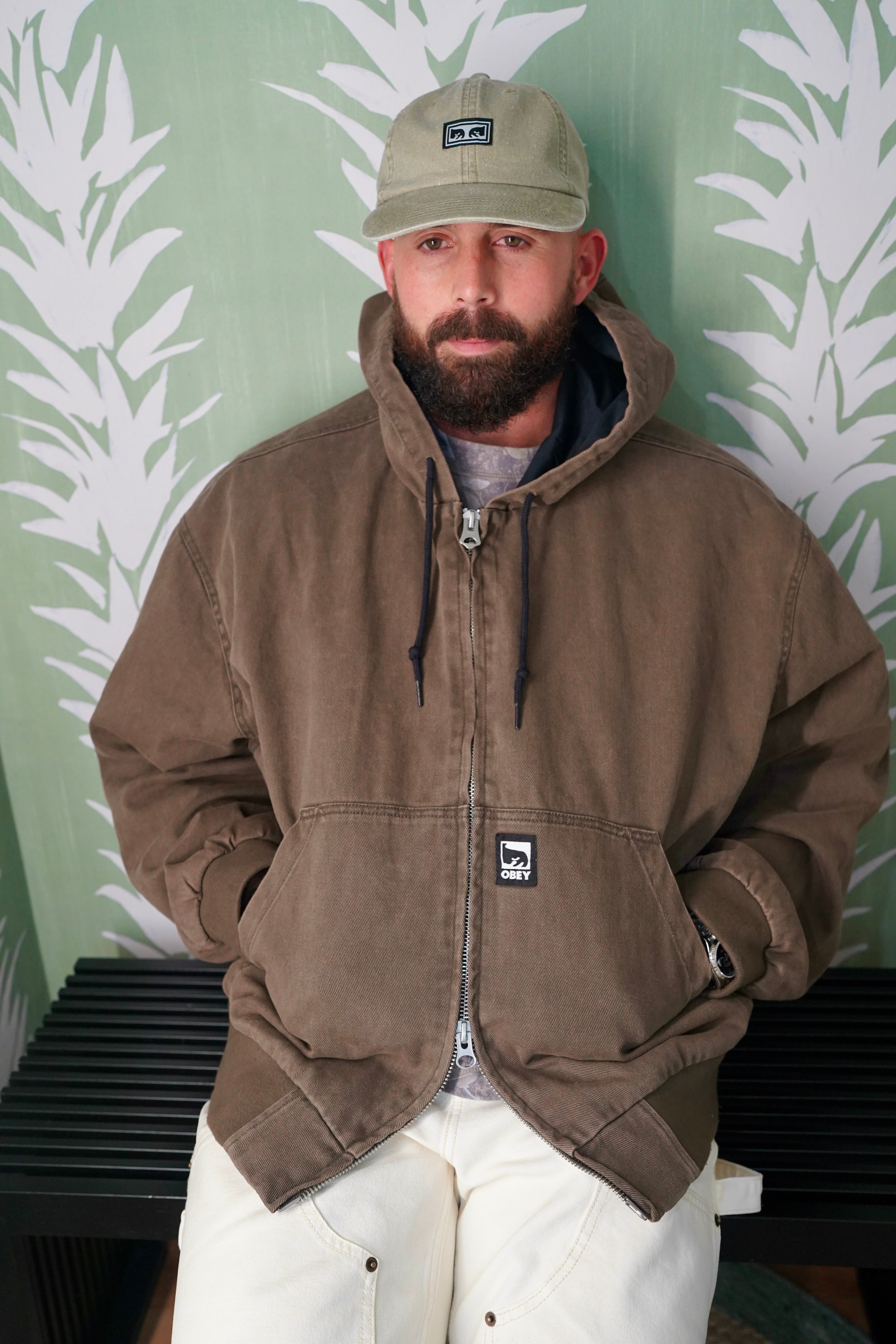 OBEY Glen Zip Up Jacket