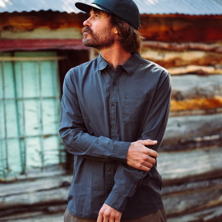 Made To Fade Long Sleeve Button Up Shirt
