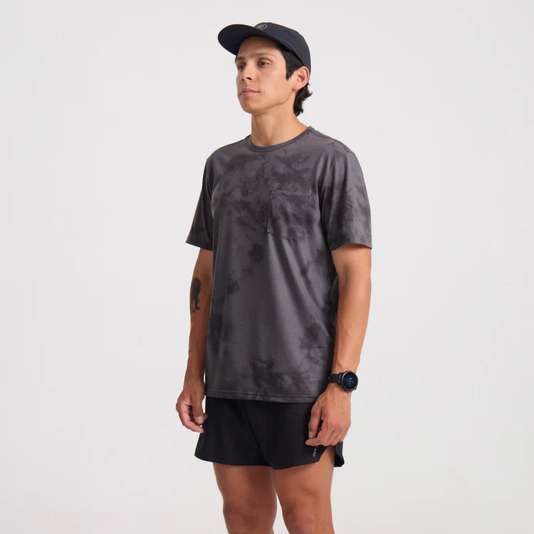 Mathis Active Tie Dye Pocket Short Sleeve Tee