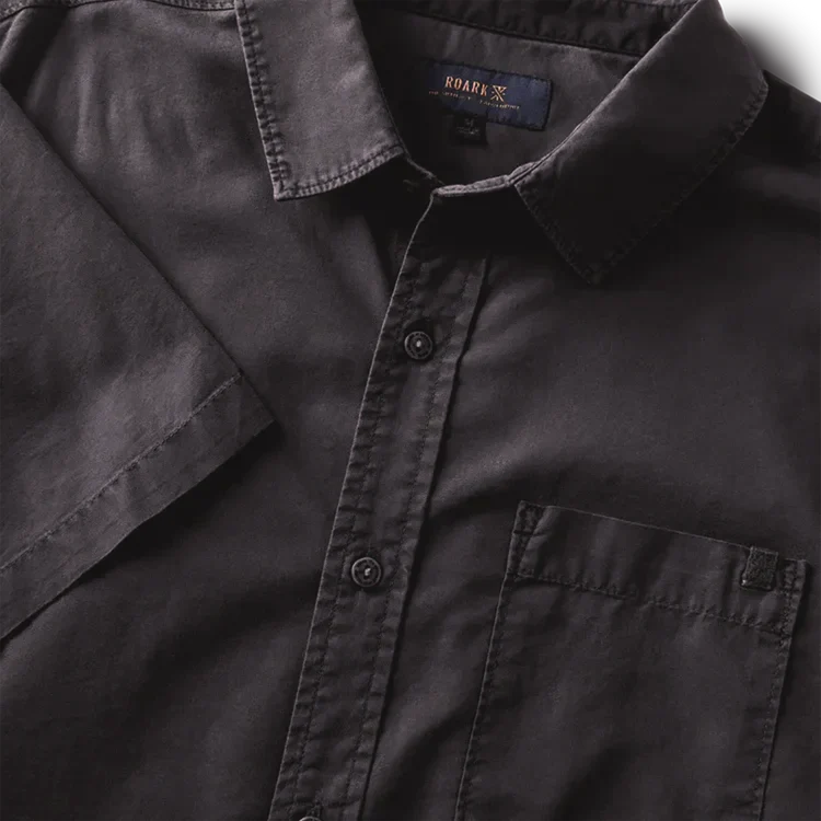 Made To Fade Short Sleeve Button Up Shirt