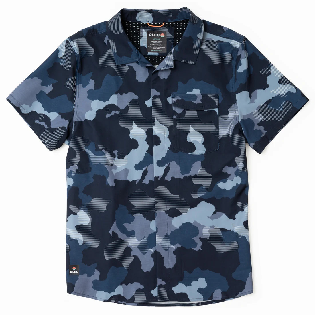 OLEU Boardshirt - Sea Camo Marine