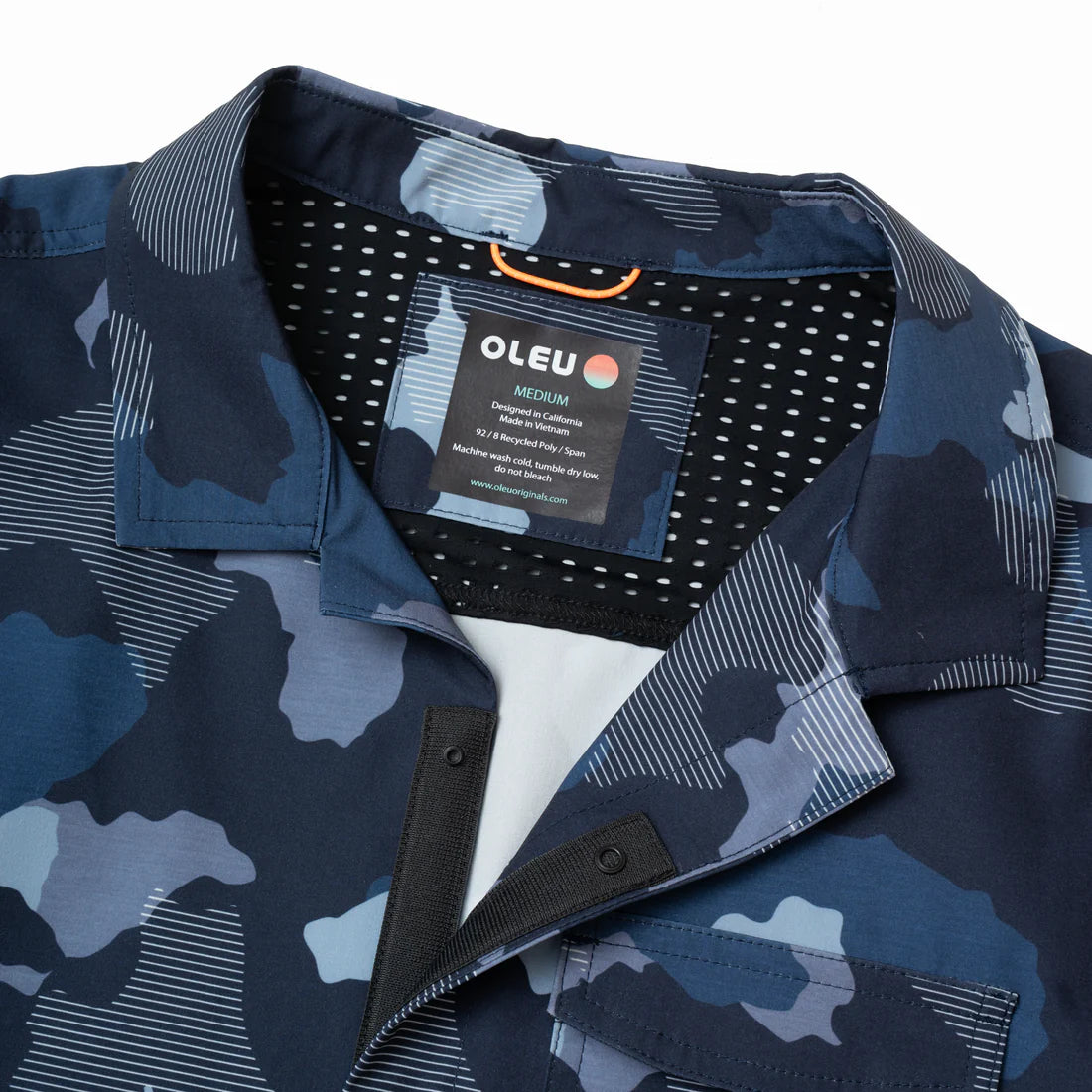 OLEU Boardshirt - Sea Camo Marine