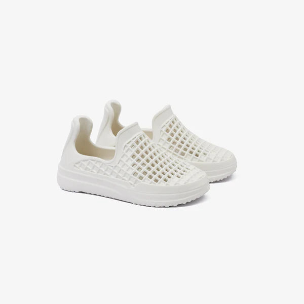 Lusso Cloud Scenario Juniors Slip-On - Bone White