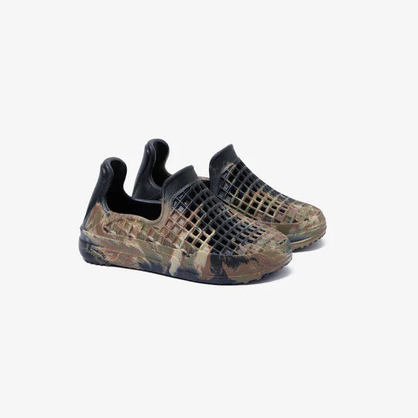 Lusso Cloud Scenario Juniors Slip-On - Woodland Camo