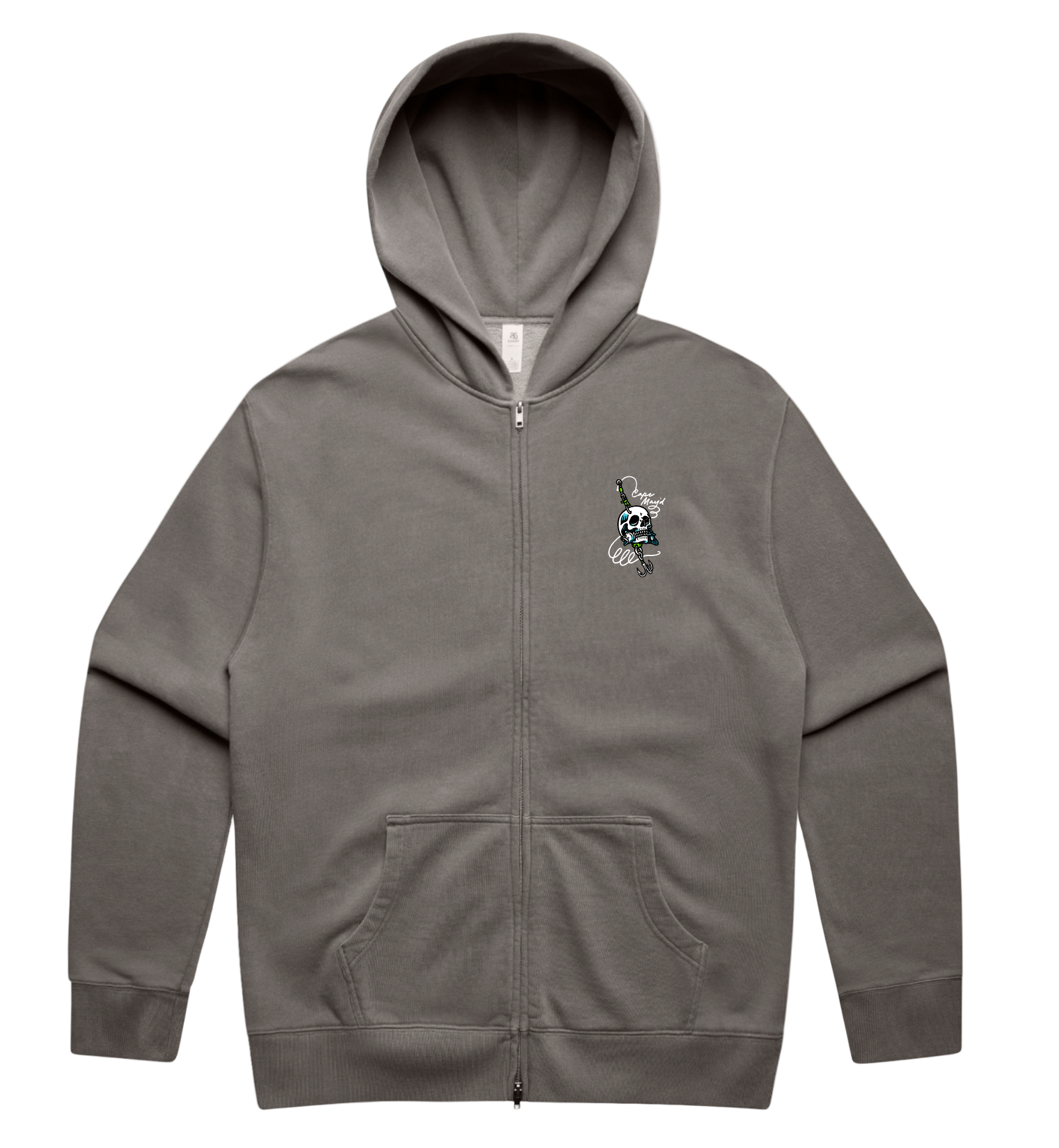 Grim Mahi Faded Zip Hood