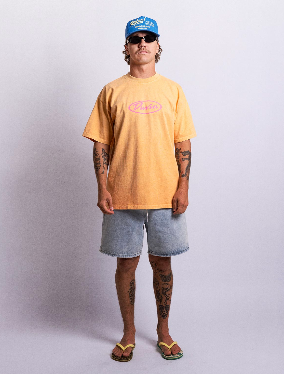 Duvin OVAL WAVE TEE - PEACH