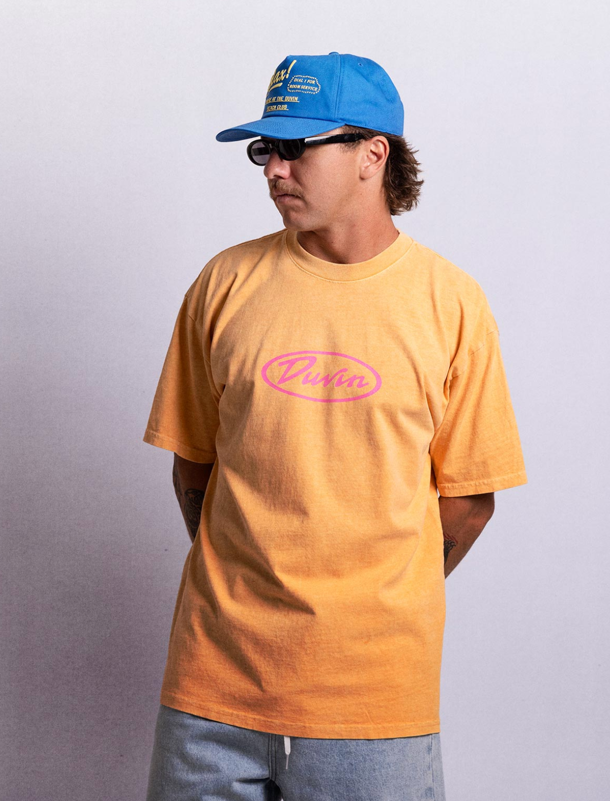 Duvin OVAL WAVE TEE - PEACH