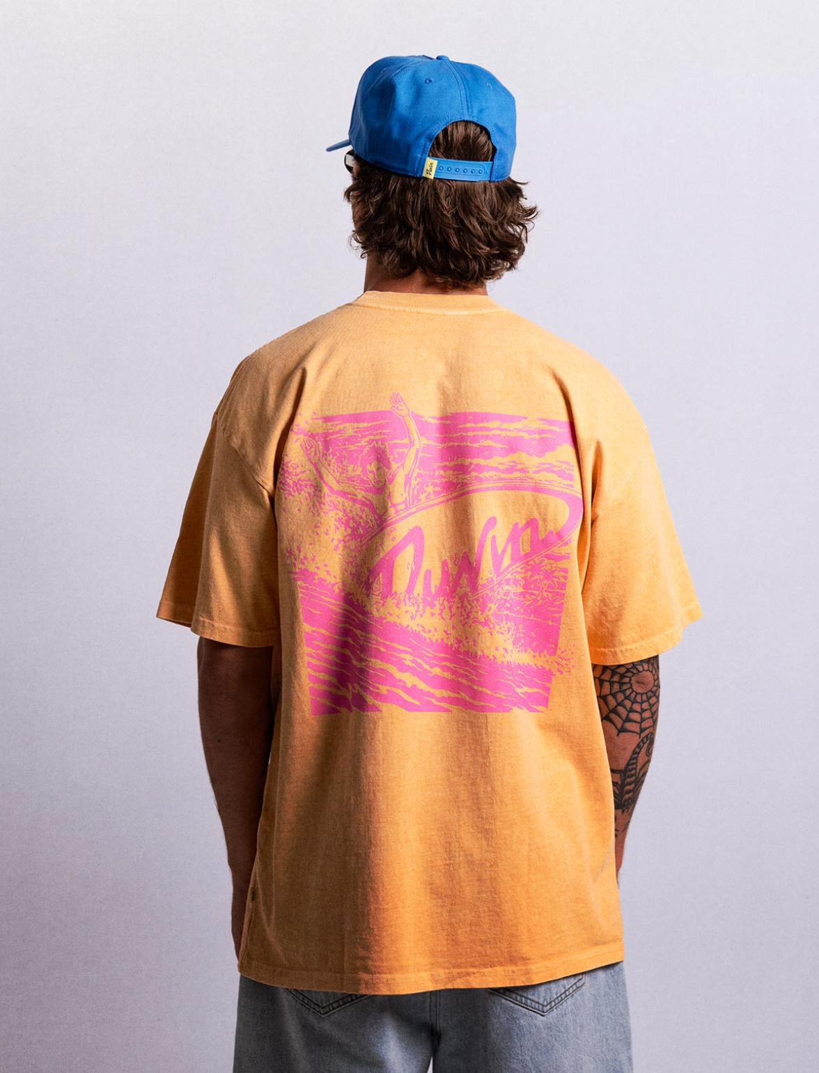 Duvin OVAL WAVE TEE - PEACH