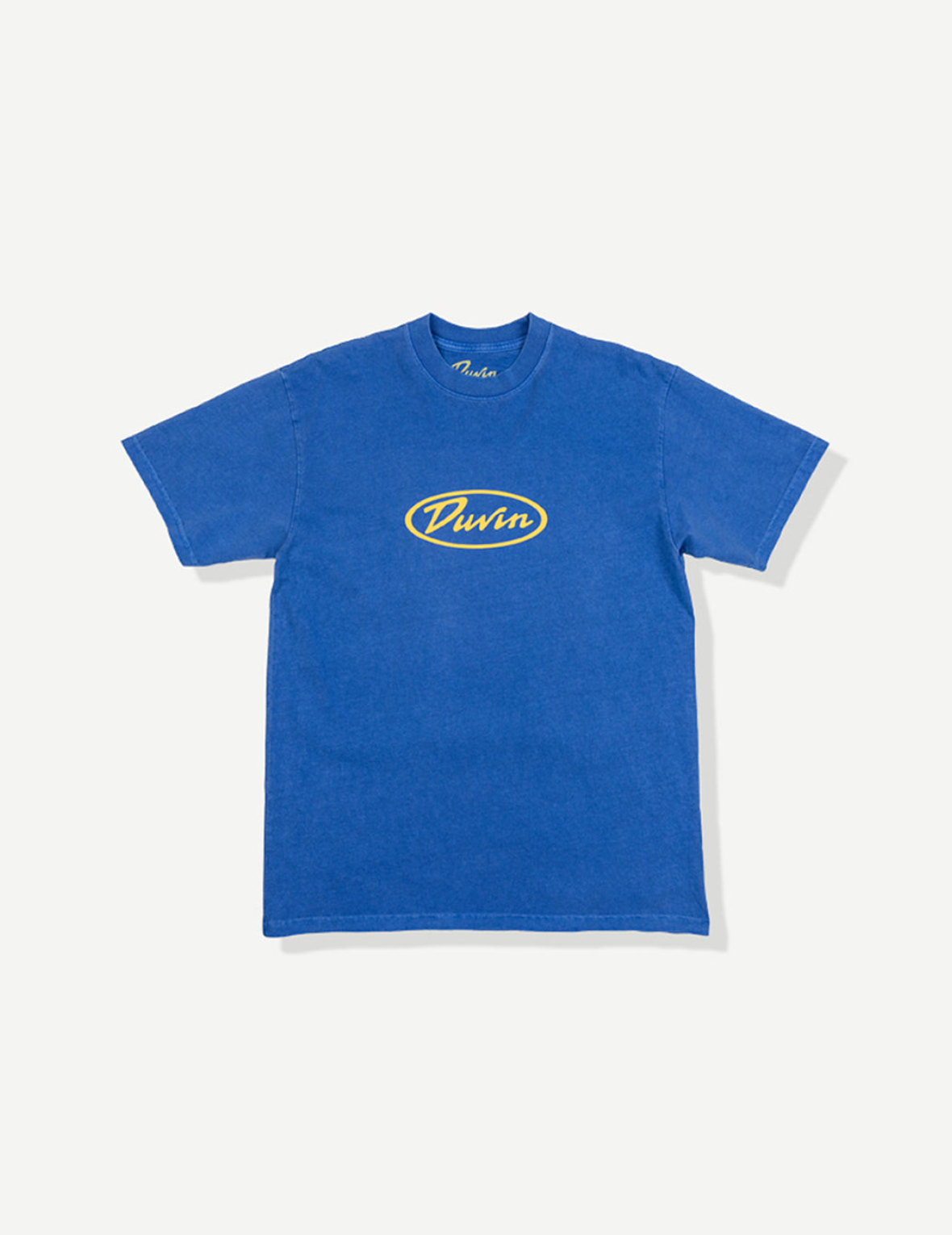 Duvin OVAL FLOWER TEE - BLUE