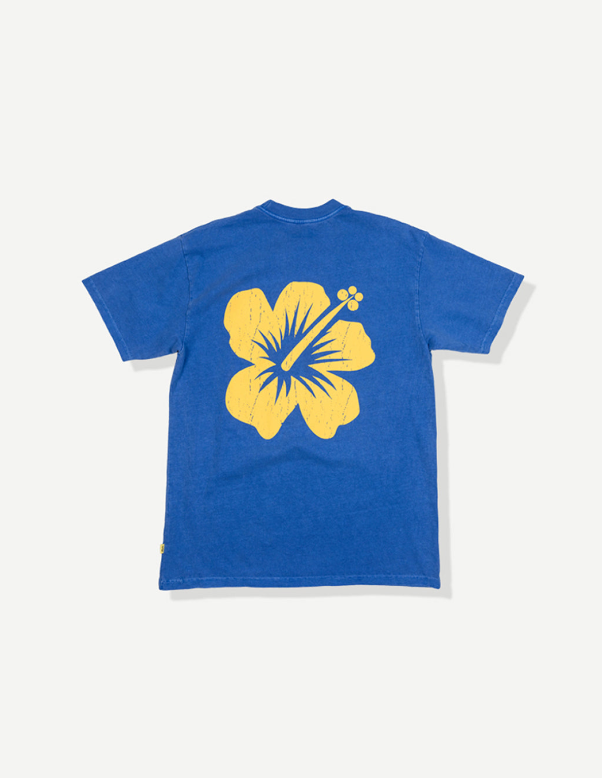 Duvin OVAL FLOWER TEE - BLUE