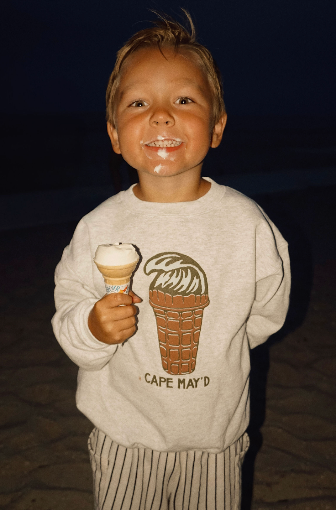 Salty Scoops Youth Crewneck