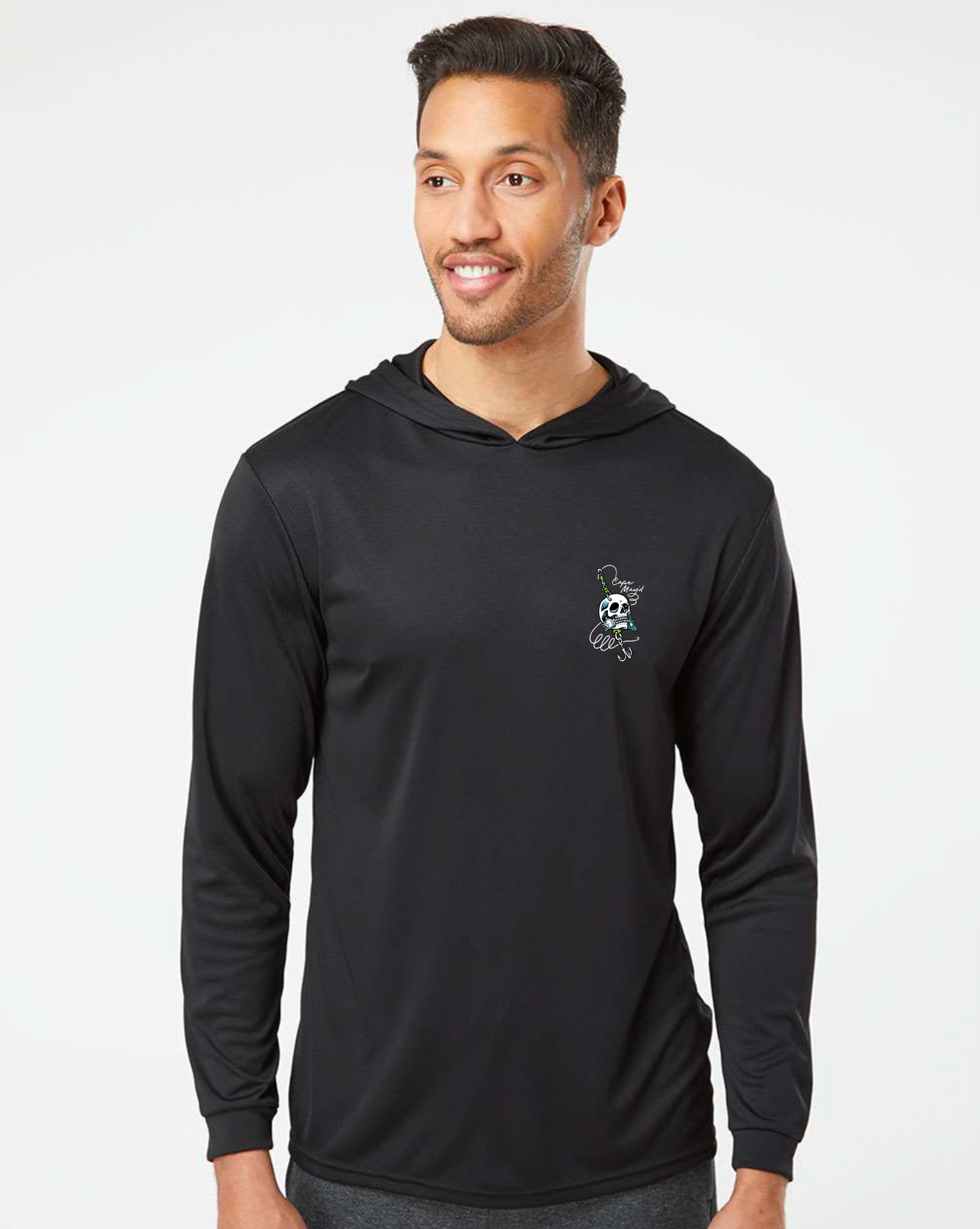 SPF50 Grim Mahi Hood (Black)