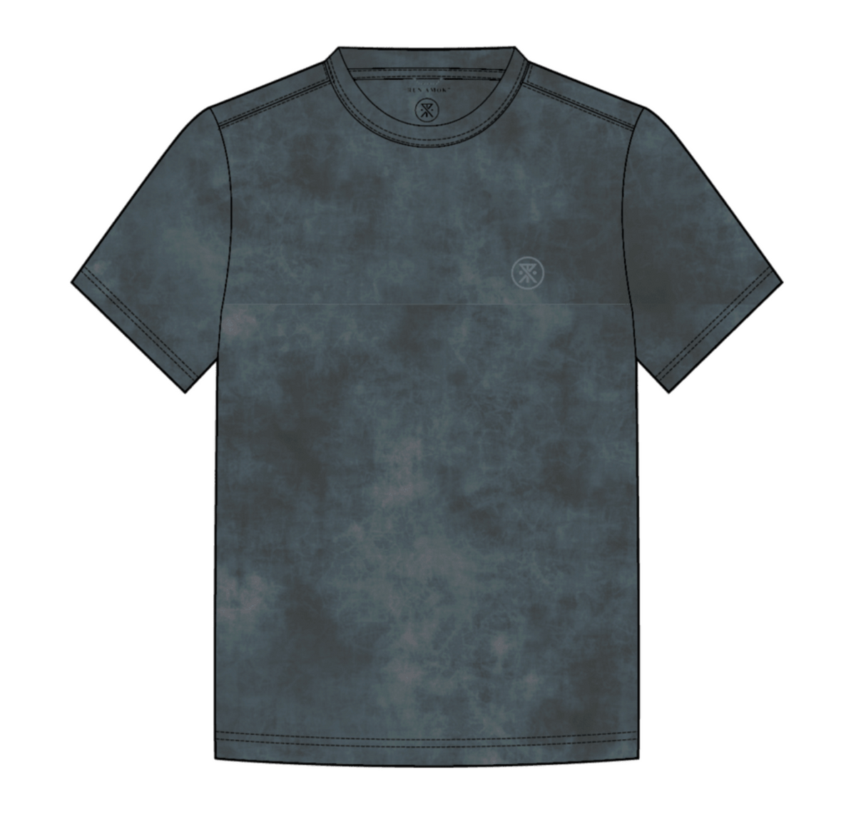 Mathis Active Allover Short Sleeve Tee