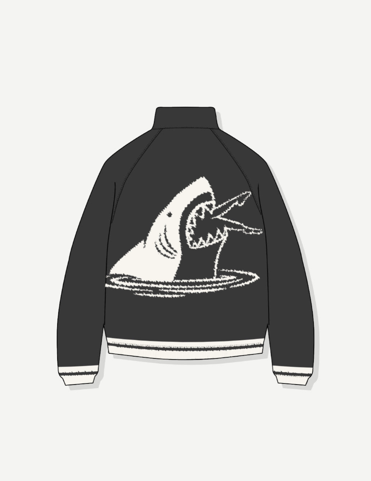 DD KNIT ZIP CARDIGAN