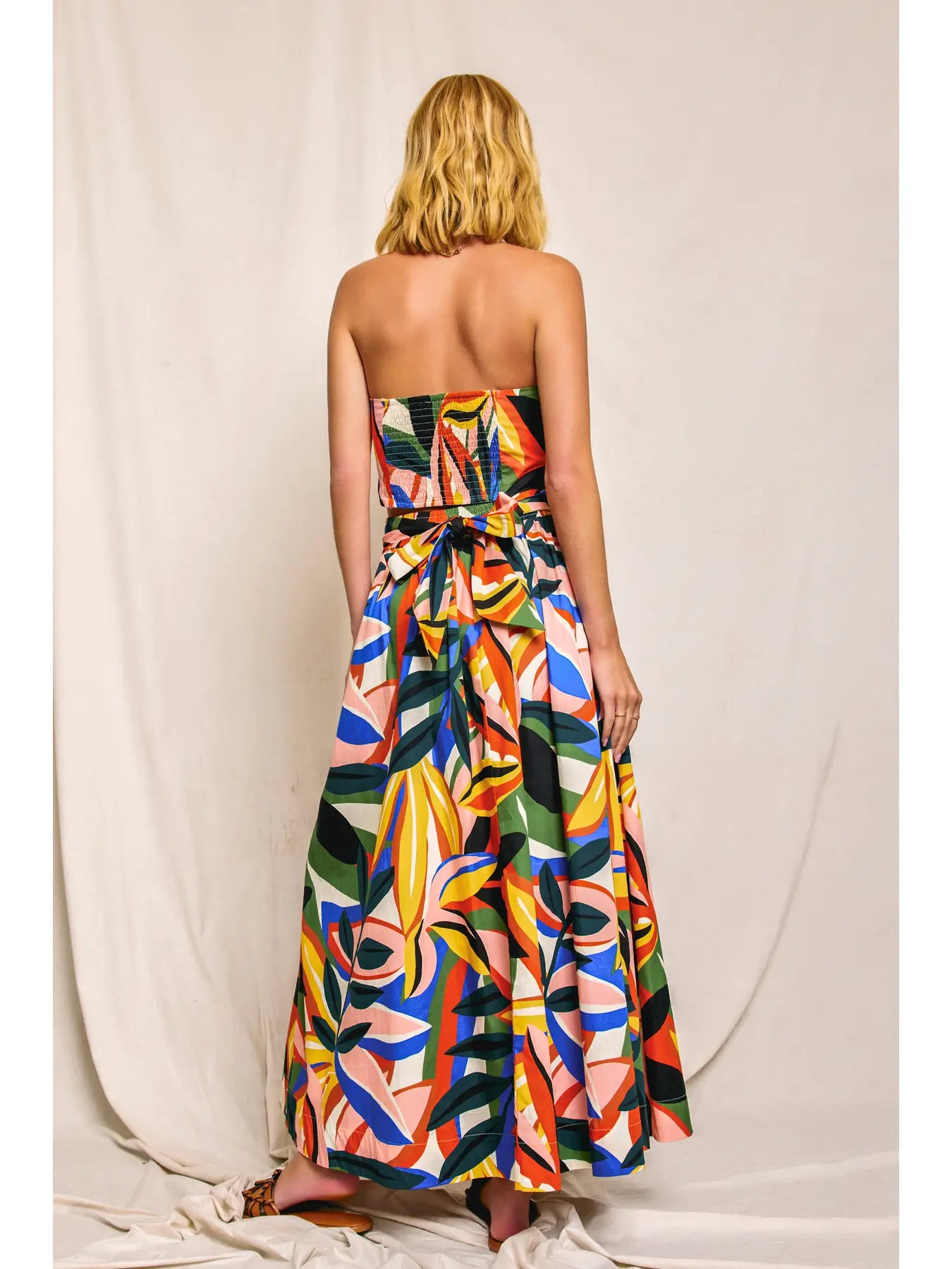 Tropical Midi Skirt