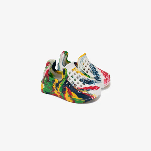 Lusso Cloud Scenario Kids Slip-On - Primary Swirl
