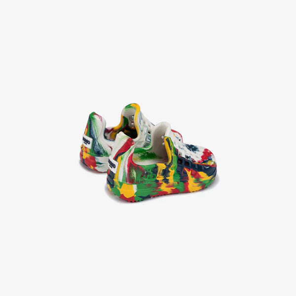 Lusso Cloud Scenario Kids Slip-On - Primary Swirl