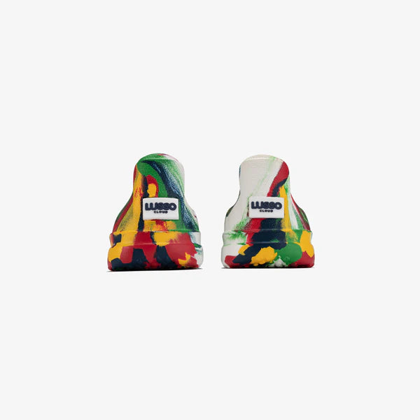 Lusso Cloud Scenario Kids Slip-On - Primary Swirl