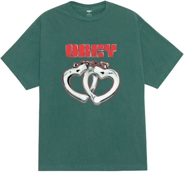 OBEY Cuffs Green Tee