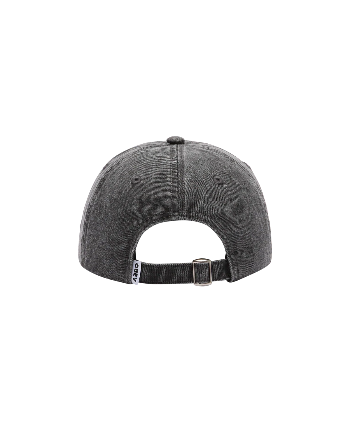 OBEY HAT - Pigment Black 6 Panel Strapback