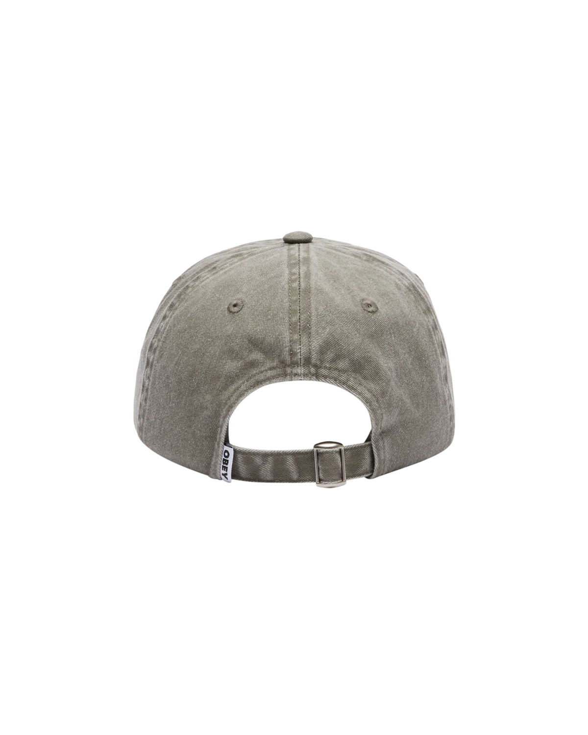 OBEY HAT - Pigment Olive 6 Panel Strapback