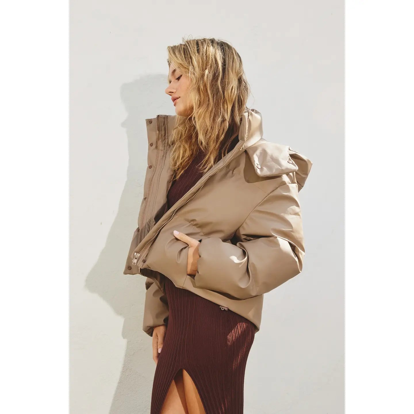 Cropped Puffer Jacket