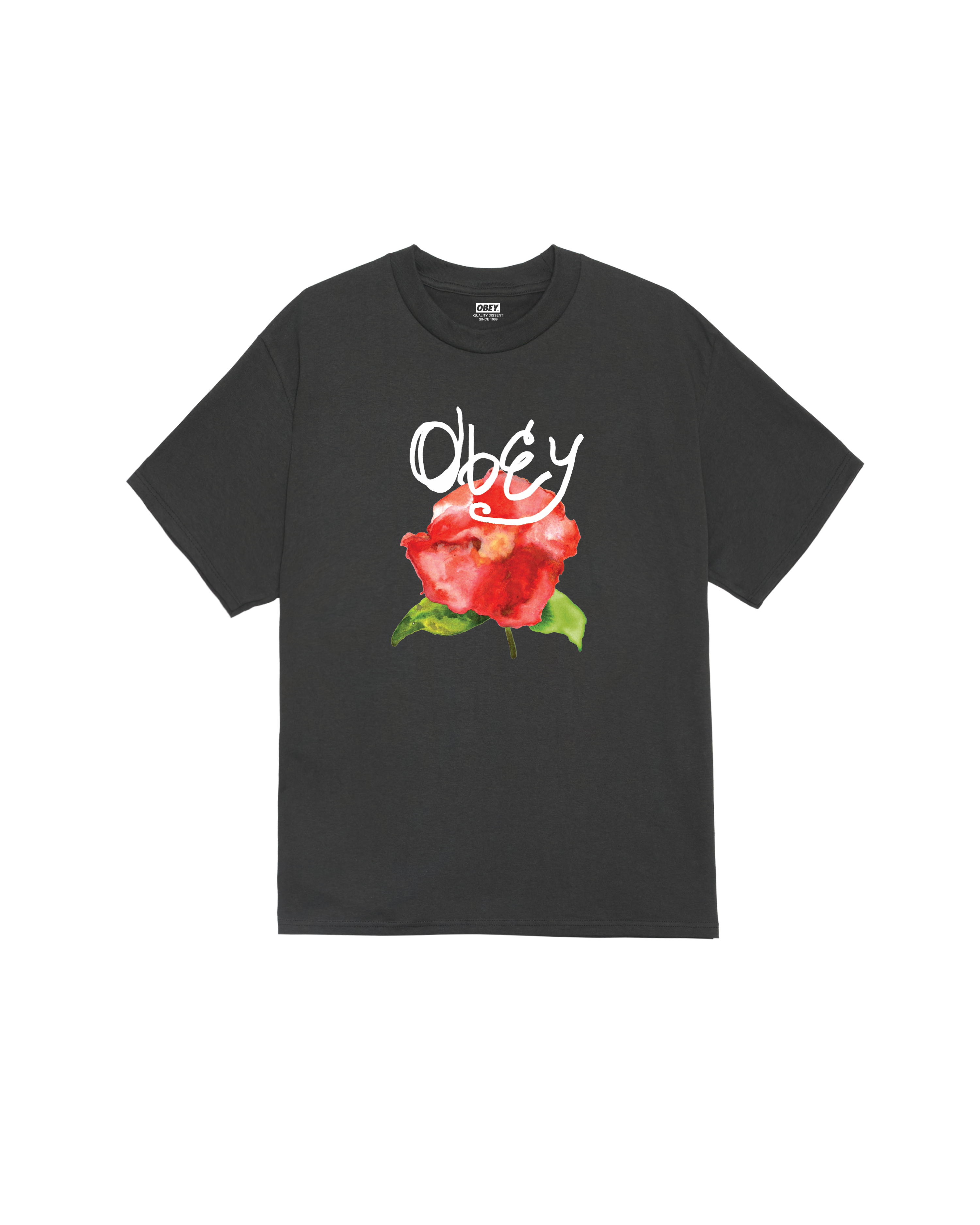 OBEY Watercolor Poppy T-Shirt