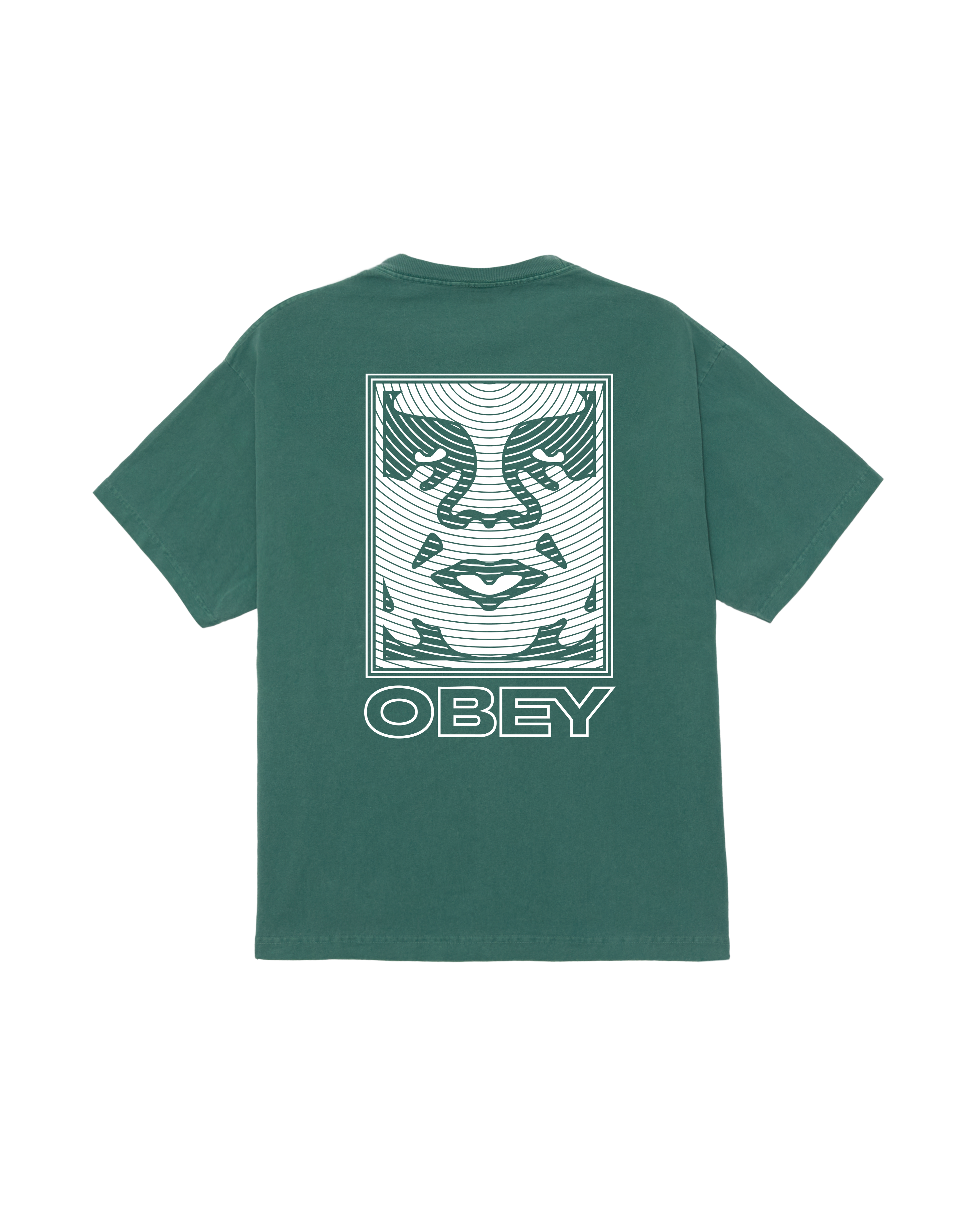 Obey Ripple T-Shirt Green