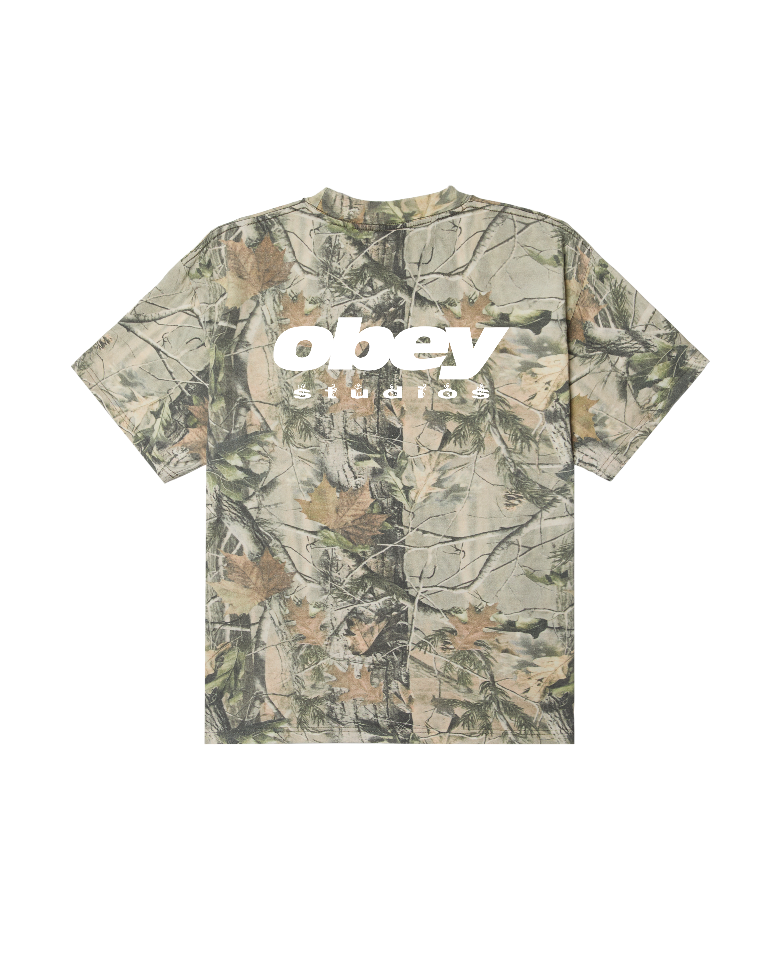 Obey Get Up T-Shirt Camo