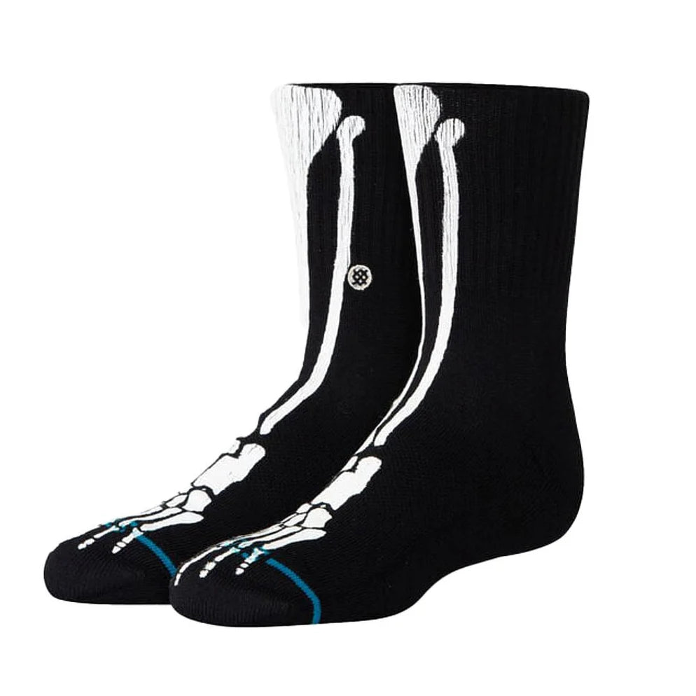 KIDS BONES CREWSOCK - BLACK