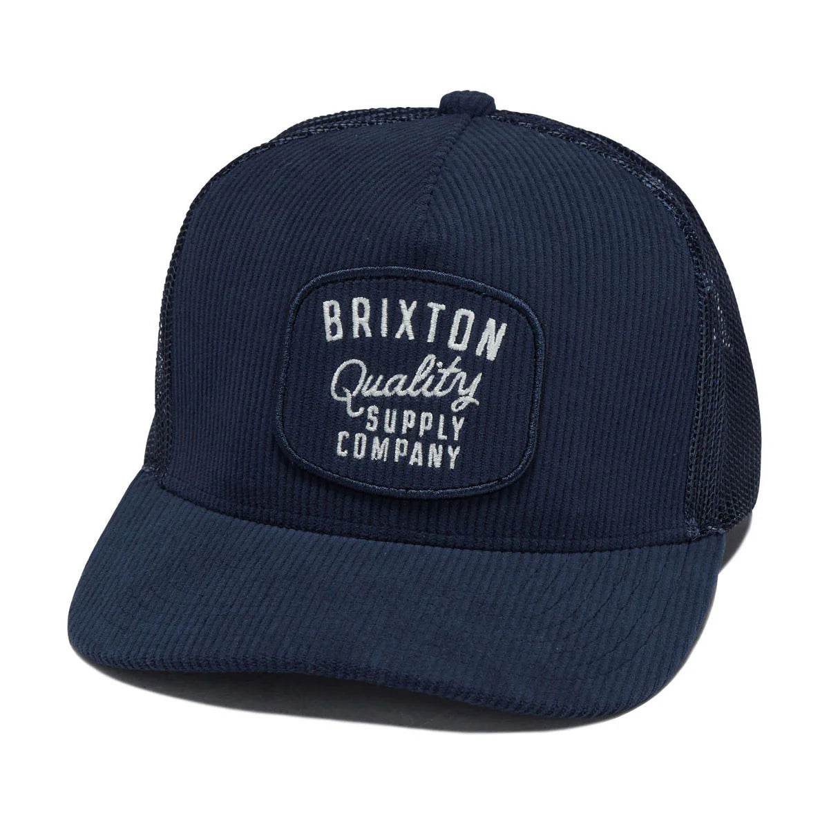 BRIXTON Hubal C Mp Trucker Hat (Dark Navy Corduroy)
