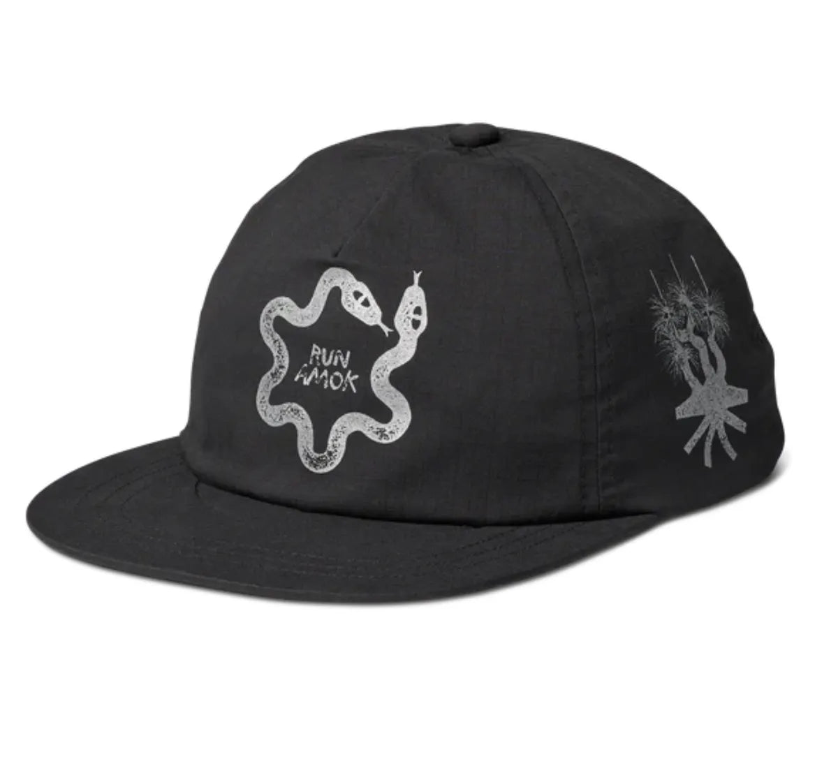 Run Amok 5 Panel Snapback Hat