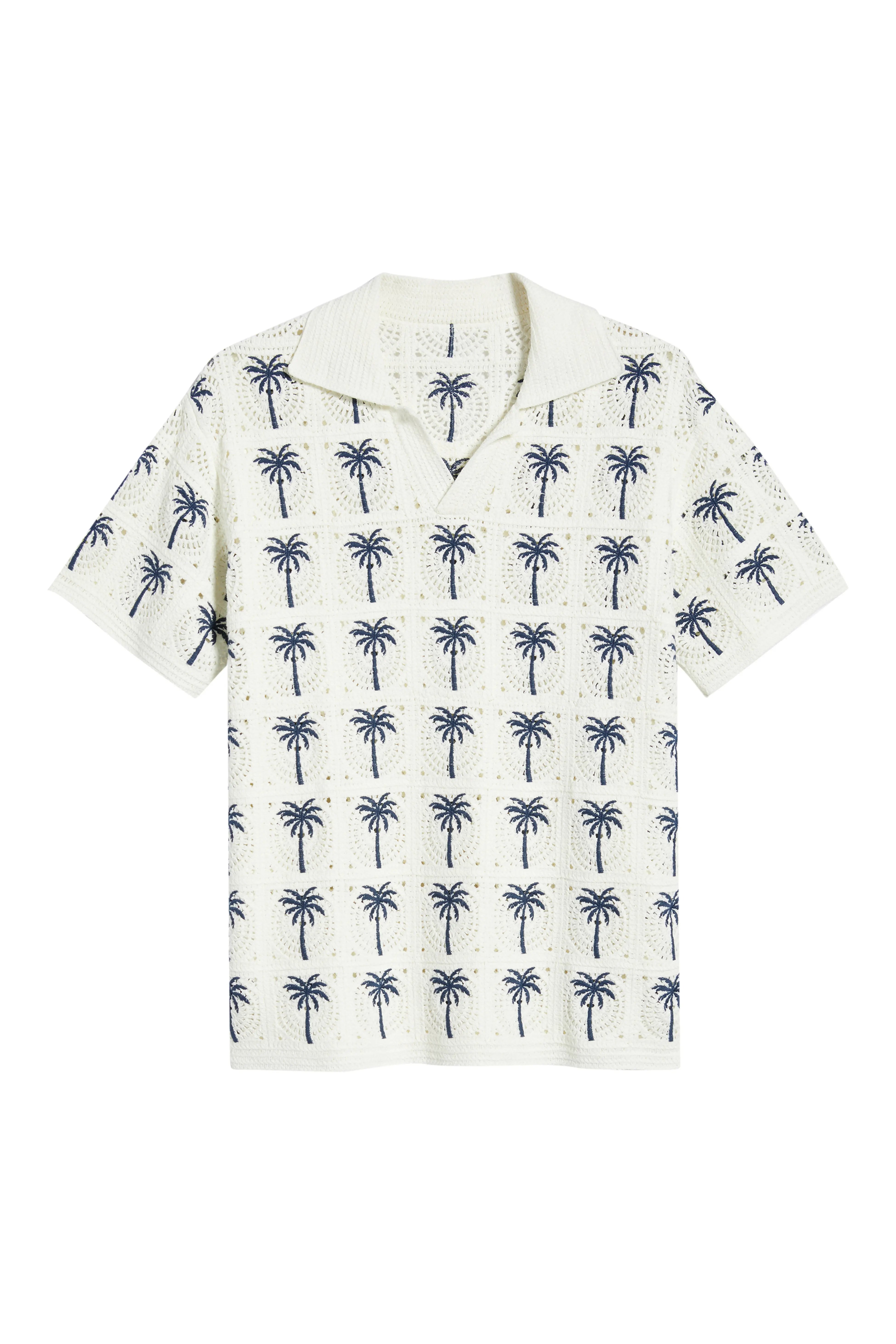 Mavrans Palm Beach Crochet Polo