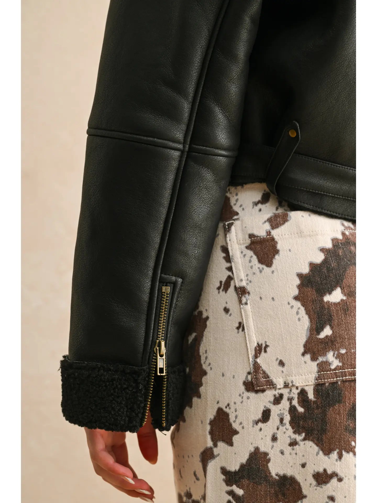 Sherpa Biker Jacket